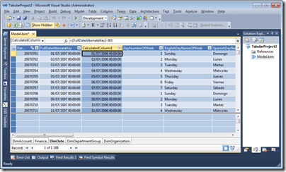 Analysis Services Tabular mode